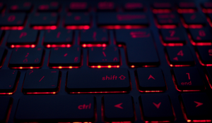 dark illuminated keyboard hero image