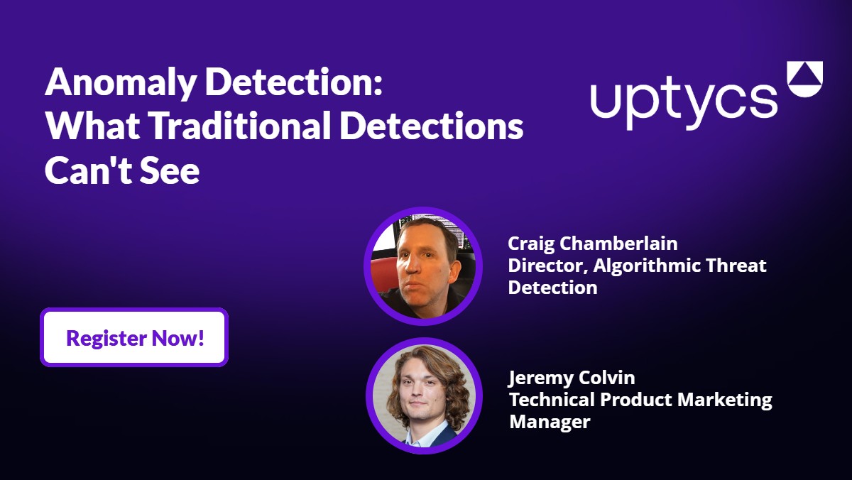 Uptycs Live - Anomaly Detection - Register Now
