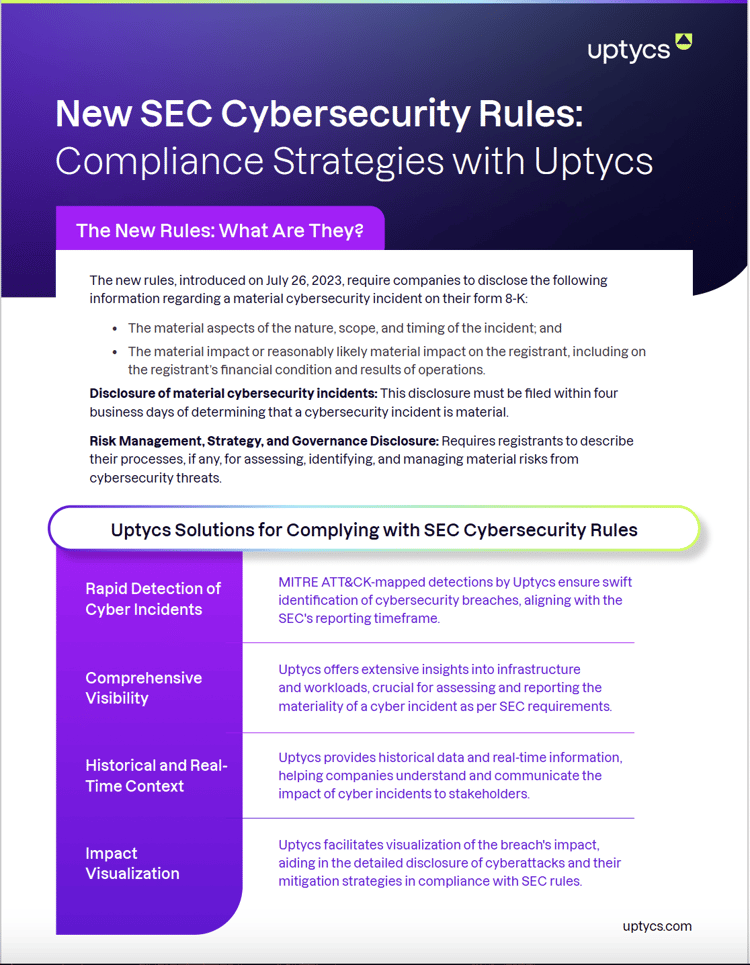 New SEC Cybersecurity Rules Uptycs' Compliance Strategies